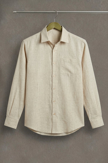 Natural Linen Shirt for Men