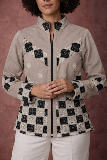 Luxury Cotton Embroidery Jackets