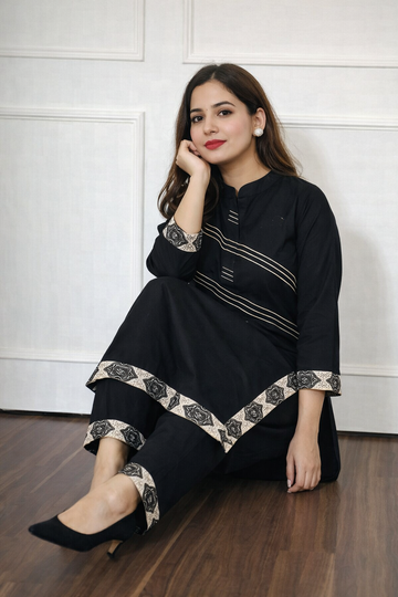 Designer Linen Cotton Co-ord Set