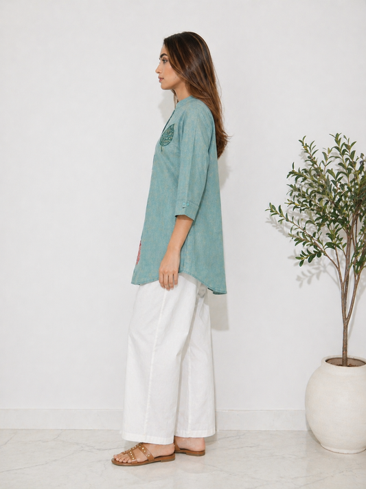 Stylish Cotton Tunic for Women Lightweight Summer Top
