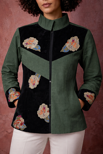 Cotton Embroidered Jacket