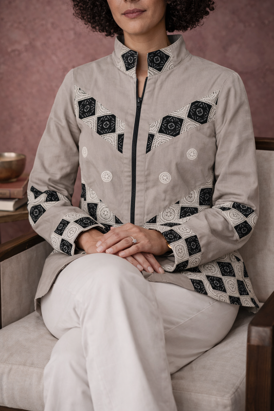 Luxury Cotton Embroidery Jackets