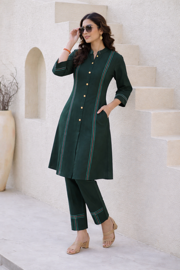 Chic Linen Cotton Co-Ord Set for Women