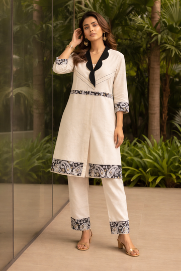 Trendy Linen Cotton Co-Ord Set