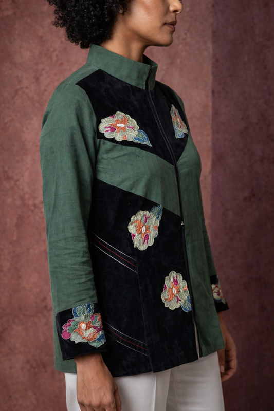 Cotton Embroidered Jacket
