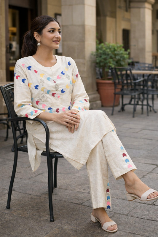 Chic Linen Cotton Co-Ord Set