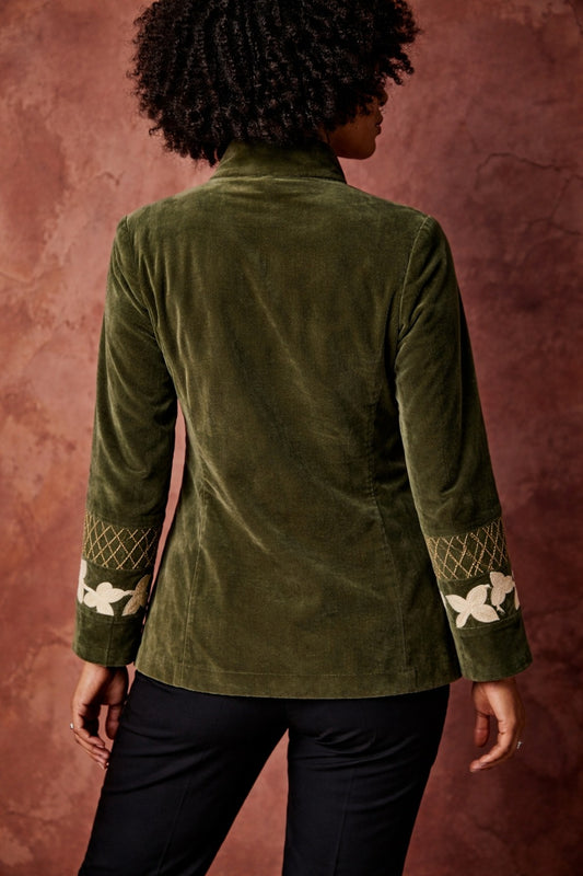 Luxury Embroidered Jacket for Women