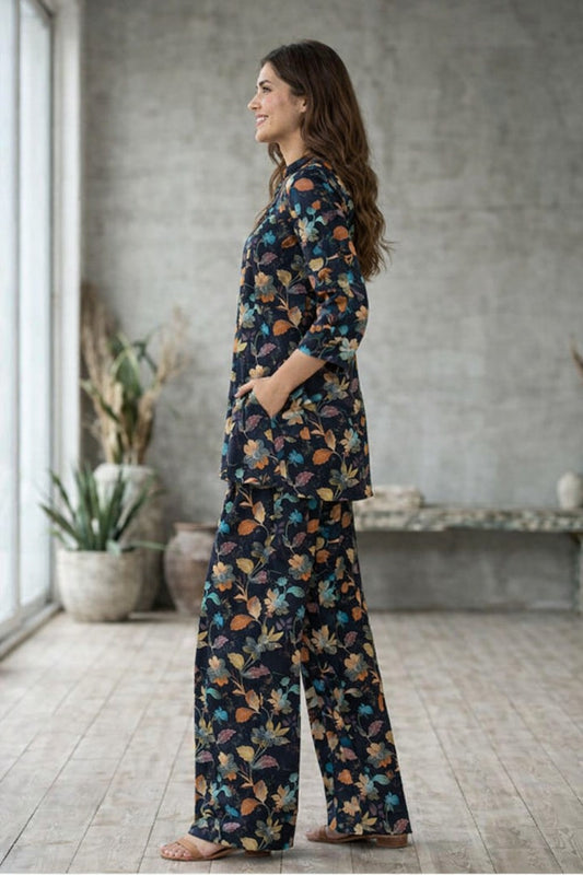 Women’s Viscose Muslin Printed Co-Ord Set