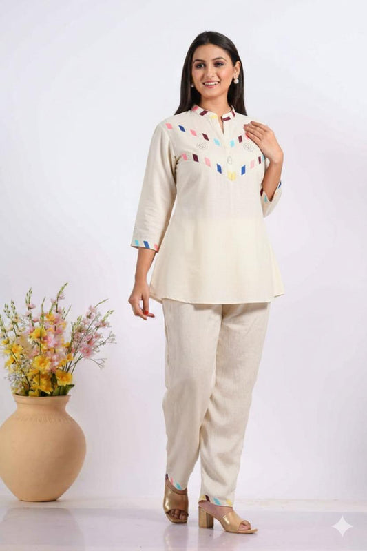 Flex Cotton Co-ord Set in Surat | Premium Women Matching Outfit