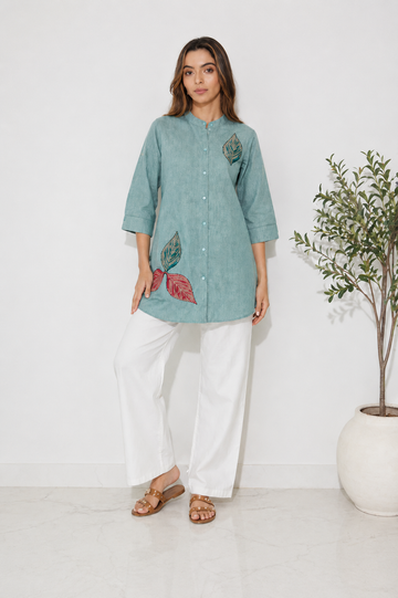 Stylish Cotton Tunic for Women Lightweight Summer Top